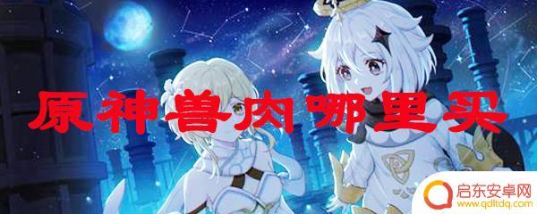 原神哪里卖兽肉 原神兽肉在哪里可以购买