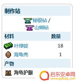 泰拉瑞亚海龟套进化 泰拉瑞亚乌龟套怎么合成