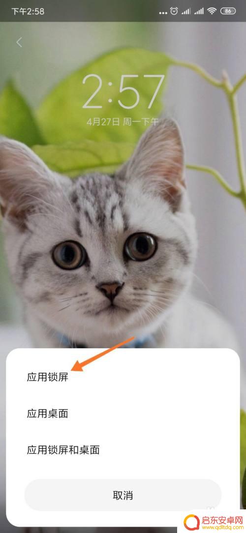 手机相册如何带锁屏 如何将手机相册中的照片设置为锁屏背景