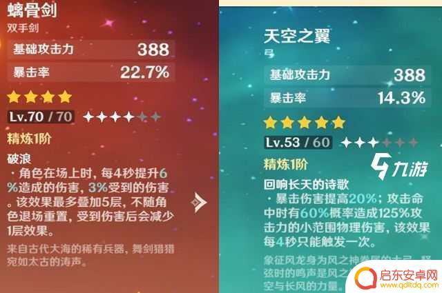 原神五星和四星区别 元神四星五星角色怎么区分