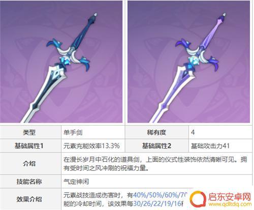 原神万叶武器推荐四星 原神枫原万叶武器推荐四星武器比较