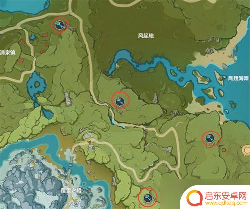 原神神龛分布图 原神地灵龛位置地点查询