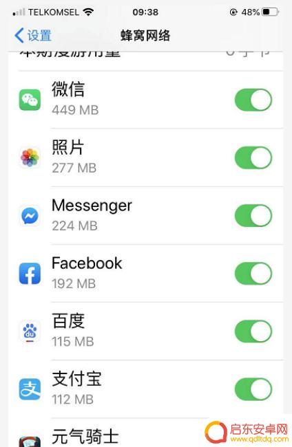 苹果手机怎么展示流量(苹果手机怎么展示流量使用情况)