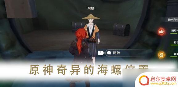 原神奇异的海螺在哪里找 《原神》奇异的海螺位置怎么找