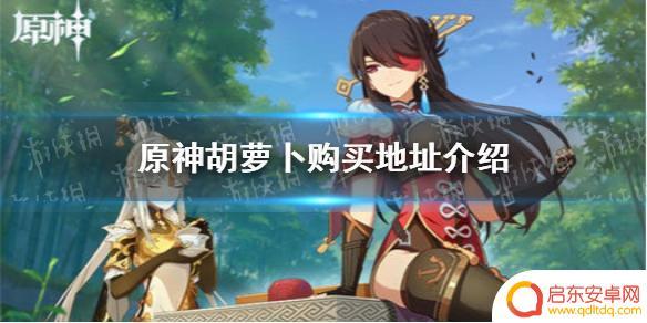原神胡萝卜哪个npc卖 胡萝卜购买地址介绍（《原神手游》）