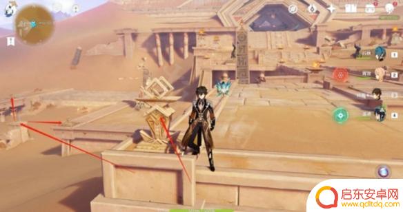 原神列柱沙原隐藏宝箱 原神沙漠隐藏宝箱位置图解